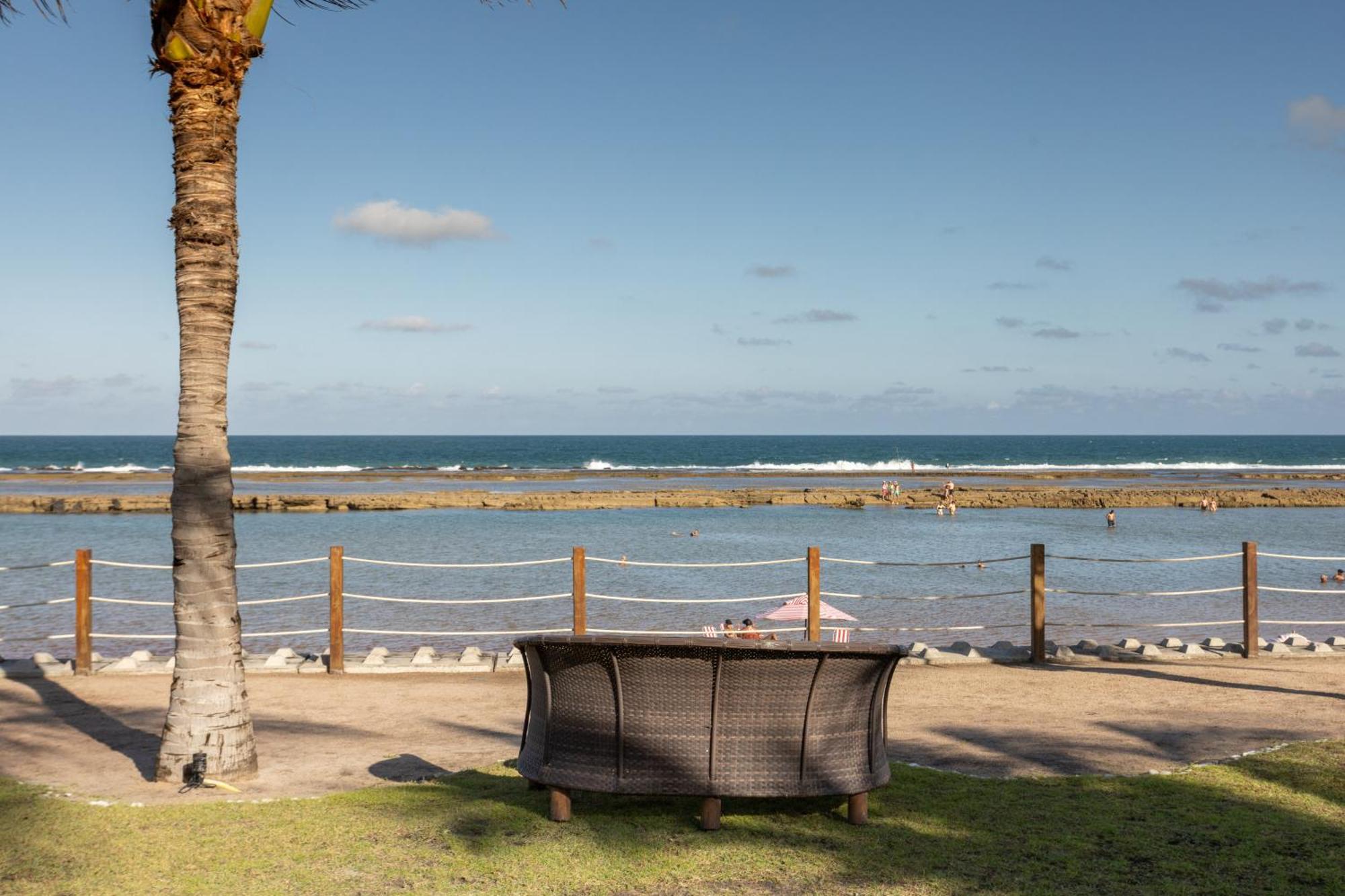 Apt Beira Mar Em Muro Alto Ao Lado Do Nanai Porto de Galinhas Exterior foto